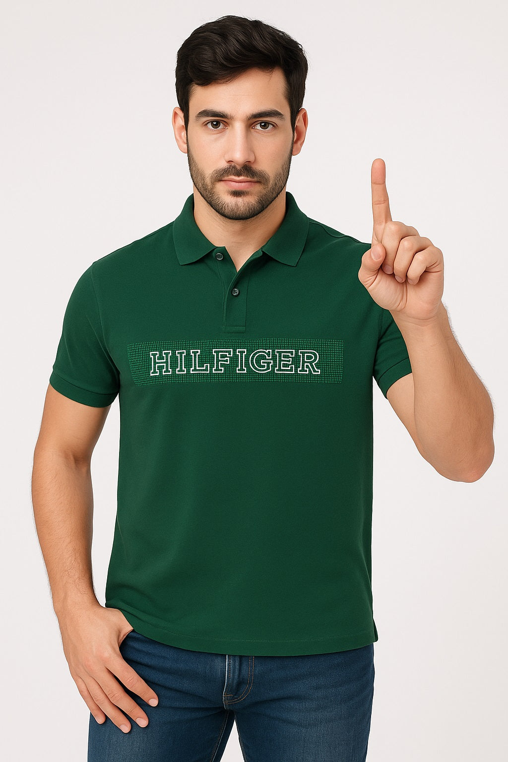 Cotton Polo Men's T-Shirt Green